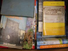 A quantity of Cornwall & related books