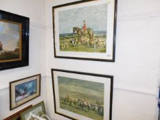 Two vintage framed Munnings prints