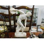 A 20thC. Discobolus model a/f