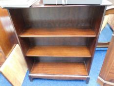 A pair of Stag Minstrel low level book cases