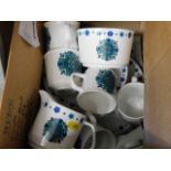 A small quantity of retro Meakin tea wares