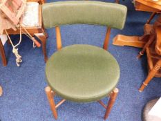 A set of six retro G-Plan chairs, four have sun fa