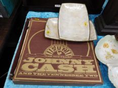 Johnny Cash LP's twinned with shell trays