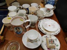 A quantity of mostly Royal commemorative wares
