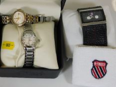 A K Swiss sports watch & other watches