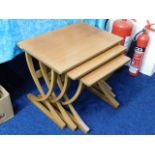 A retro nest of tables by Nathan