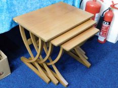 A retro nest of tables by Nathan