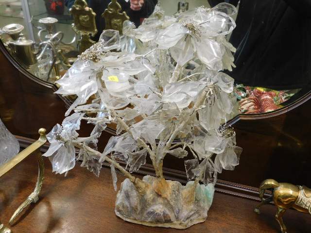 A Chinese glass tree