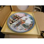 A boxed quantity of decorative Chinese plates