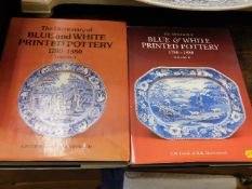 Two books on blue & white transfer wares