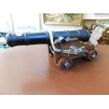 A model of a military cannon