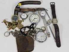 A quantity of mostly old watches, a/f