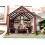 A good & very well detailed apothecary shop model