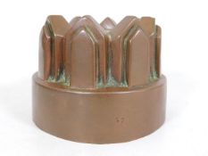 A small Victorian castle style jelly mould