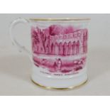 A 19thC. Buildwas Abbey Shropshire mug