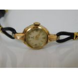 A ladies gold plated Tudor Rolex watch