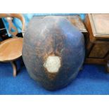 A large 19thC. turtleshell approx. 96cm long by 76