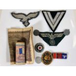 A WW2 Third Reich Nazi Germany bronze wound badge,