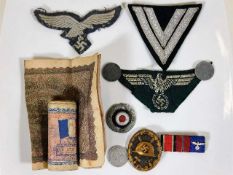 A WW2 Third Reich Nazi Germany bronze wound badge,