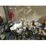 A quantity of mixed items including porcelain & gl