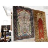 An early 20thC. Persian Keshan carpet