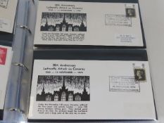 A large vintage album of first day covers