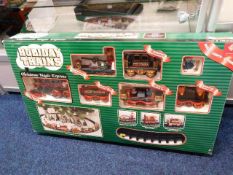 A boxed decorative Christmas Magic Express train f
