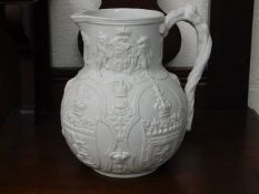 W. B. Colbridge commemorative Albion jug with heav