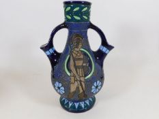 An antique Austrian amphora vase