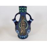 An antique Austrian amphora vase