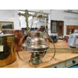 A 19thC. Sherwood brass & copper ships lantern