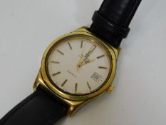 A gents Omega geneve wrist watch