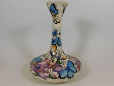 A Moorcroft butterfly collection vase by Emma Boss