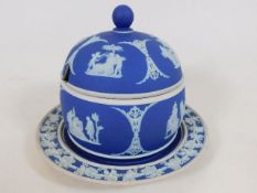 A 19thC. Wedgwood preserve jar with lid