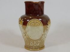 A rare Royal Doulton stoneware jug Mortlock Whisky