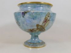 A Carlton Ware lustreware Armand footed bowl
