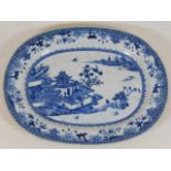 A Chinese Nanking dish approx. 11.75in