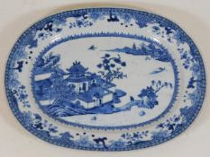A Chinese Nanking dish approx. 11.75in