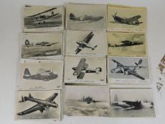 A quantity approx. 150 aviation postcards & simila