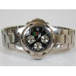 A gents Tag Heuer professional chronograph wrist w