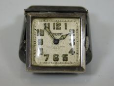 A Gents Tissot WW2 folding silver watch