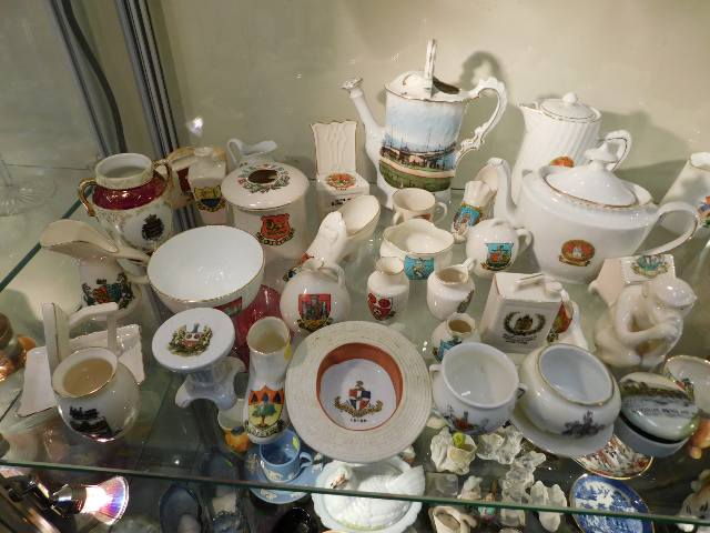 A quantity of rest of Britain crested ware