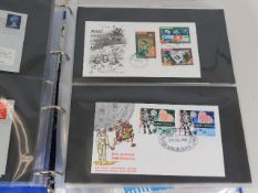 A large vintage album of first day covers