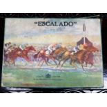 An early 20thC. boxed game of Escalado including c