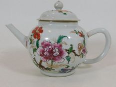 A 19thC. Chinese famille rose teapot