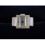 An 18ct gold Boucheron watch ring with case