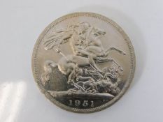 A 1951 silver crown