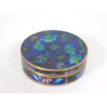 A Japanese cloisonne trinket box