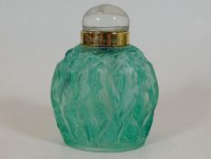 A Lalique of France figurative scent bottle, repai