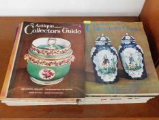 Approx. 23 1970's Antiques Collectors Guide magazi